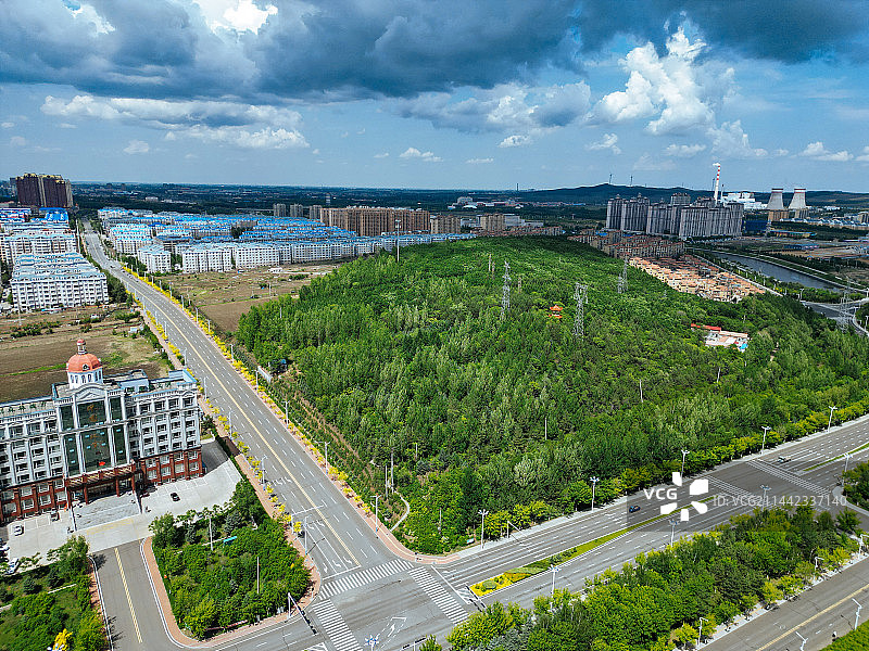 双鸭山市 市政广场 博物馆 广大厦 世纪大道 新城 尖山区图片素材