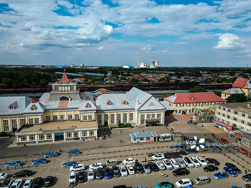 绥化市 第一医院 绥化站 东湖公园 中兴东大街 地标图片素材