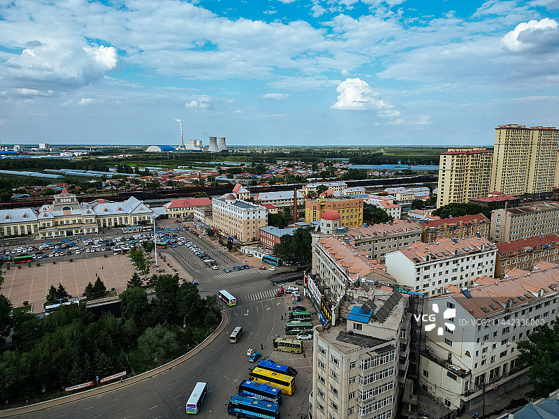 绥化市 第一医院 绥化站 东湖公园 中兴东大街 地标图片素材