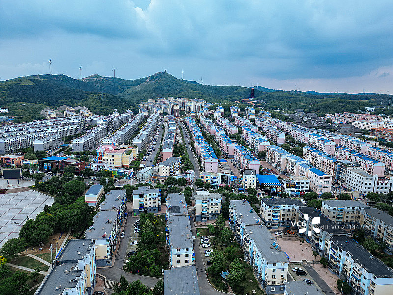调兵山市 明月禅寺 兀术城 月亮湖 航拍 地标图片素材