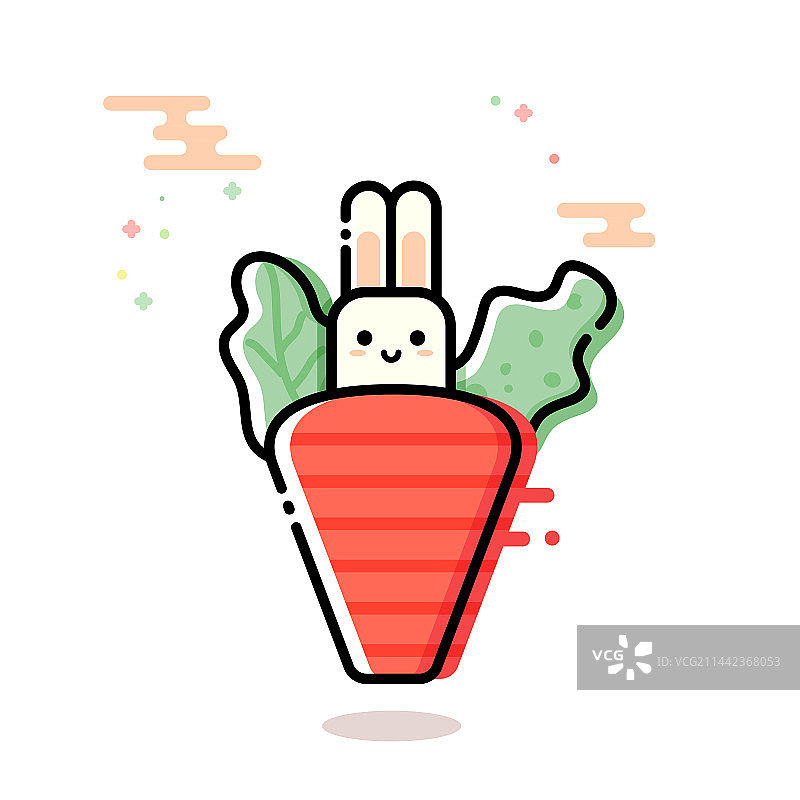 mbe风胡萝卜兔子图片素材
