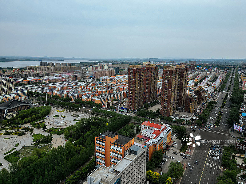 七台河市 新玛特 桃山区 桃山公园 湖滨广场 人民公园图片素材