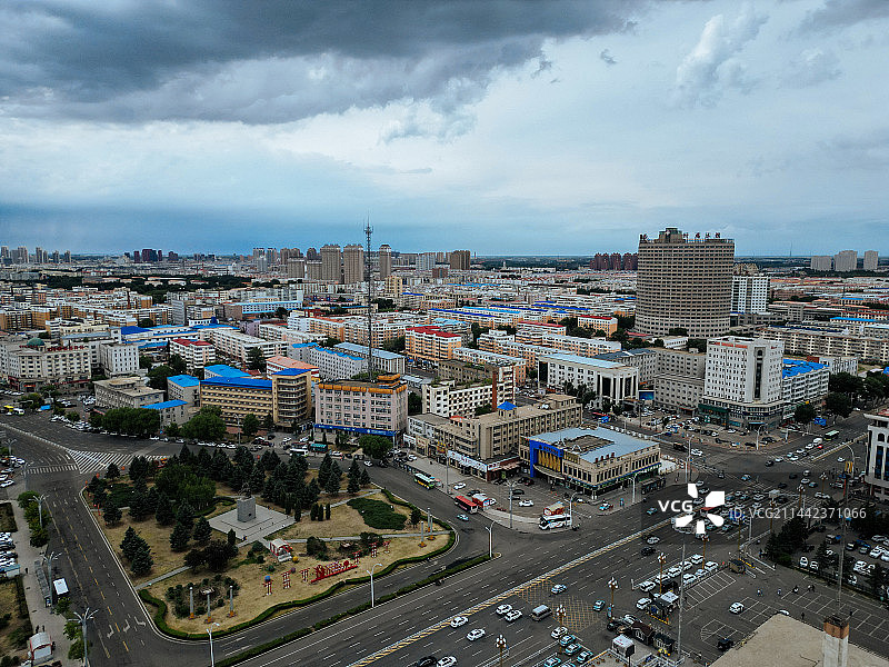 齐齐哈尔市 齐齐哈尔站 汇博广场 大商新玛特 中华路 建华区 地标图片素材