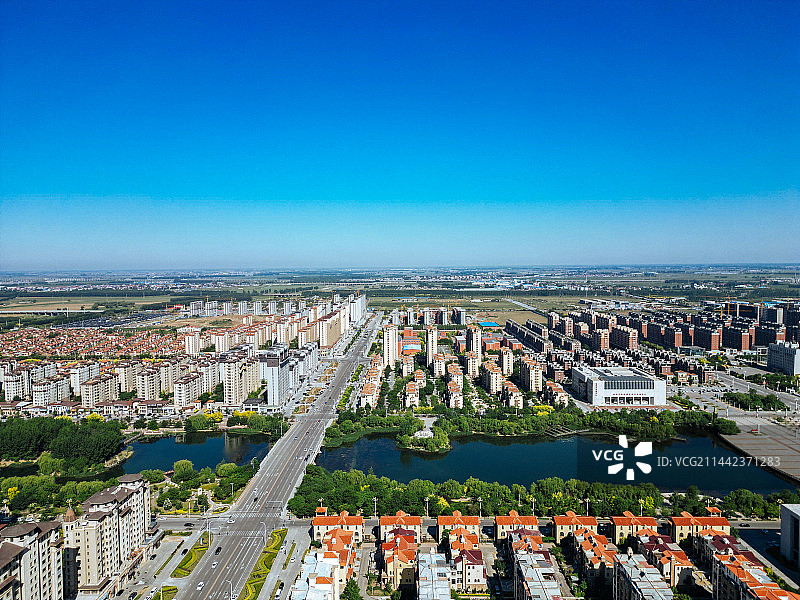 海城市 澄州湖公园 泰山街 开发区广场 地标 航拍图片素材