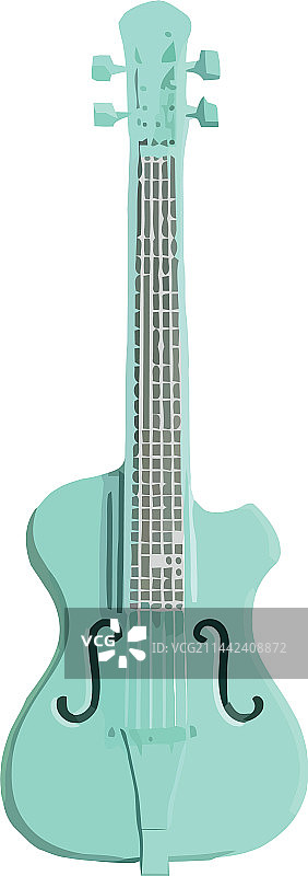 舞台上的古典原声吉他图片素材