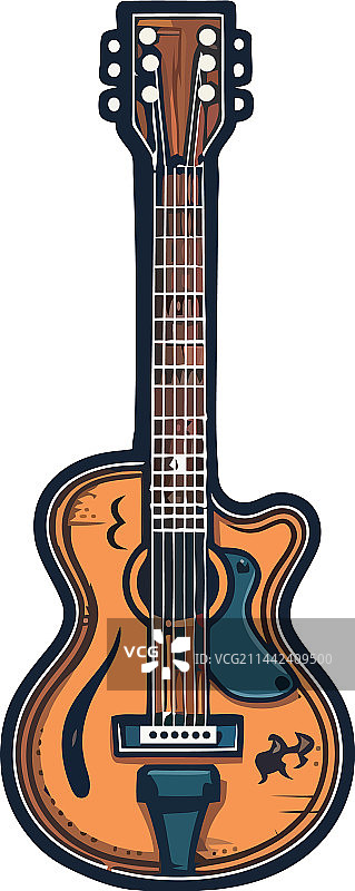 吉他，音乐创意象征图片素材