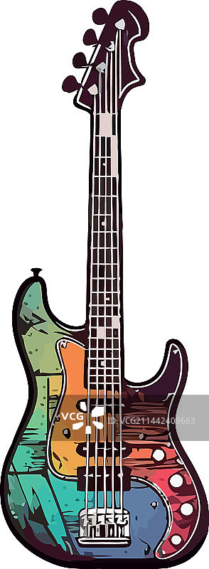 电吉他摇滚演唱会舞台图片素材