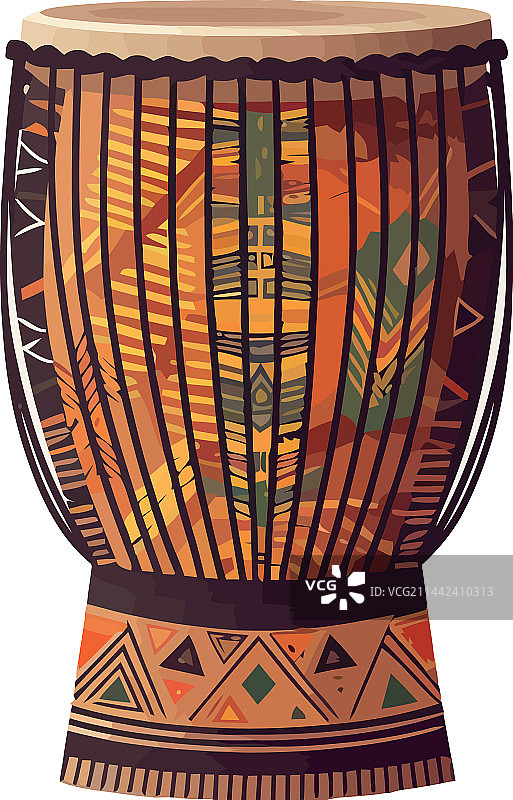 非洲传统金贝鼓庆祝活动图片素材