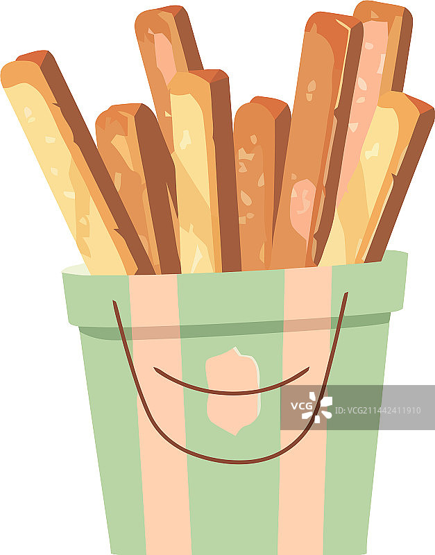 盒装炸薯条快餐图片素材