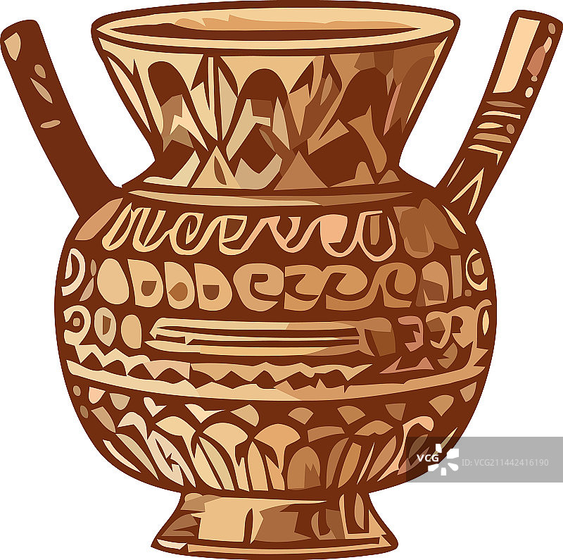 装饰陶土花瓶图片素材