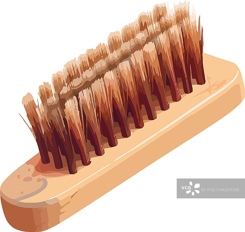 白色背景上的笔刷效果图片素材