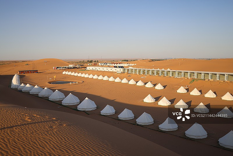 中卫腾格里沙漠图片素材