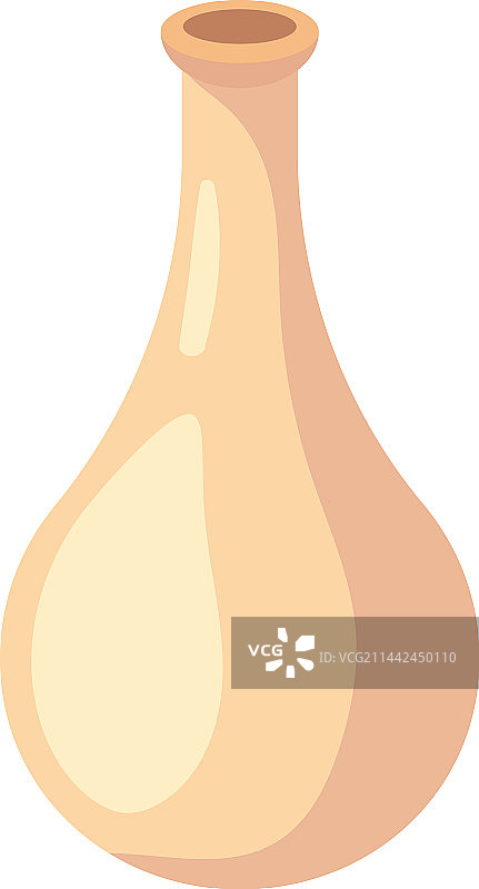 白色粘土装饰图标花瓶图片素材