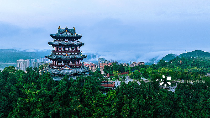 飞霞云瀑图片素材