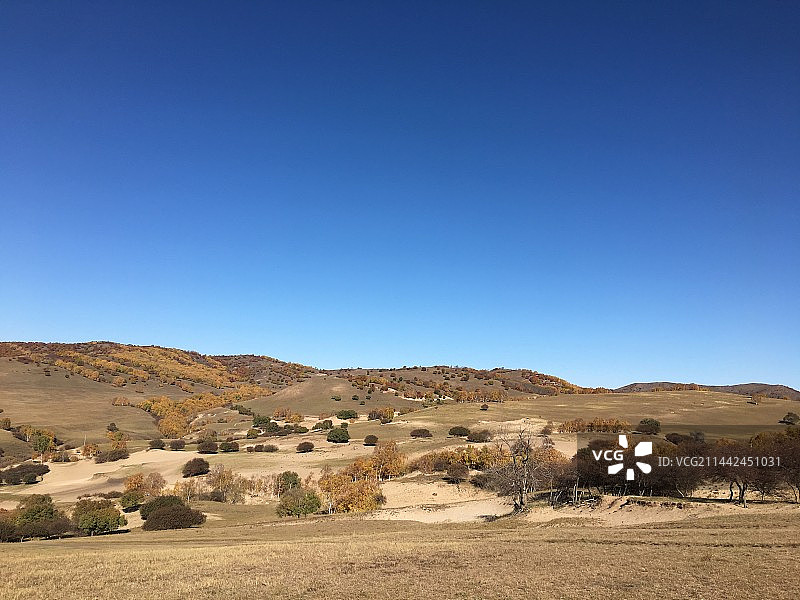 金秋十月的坝上草原1.0图片素材