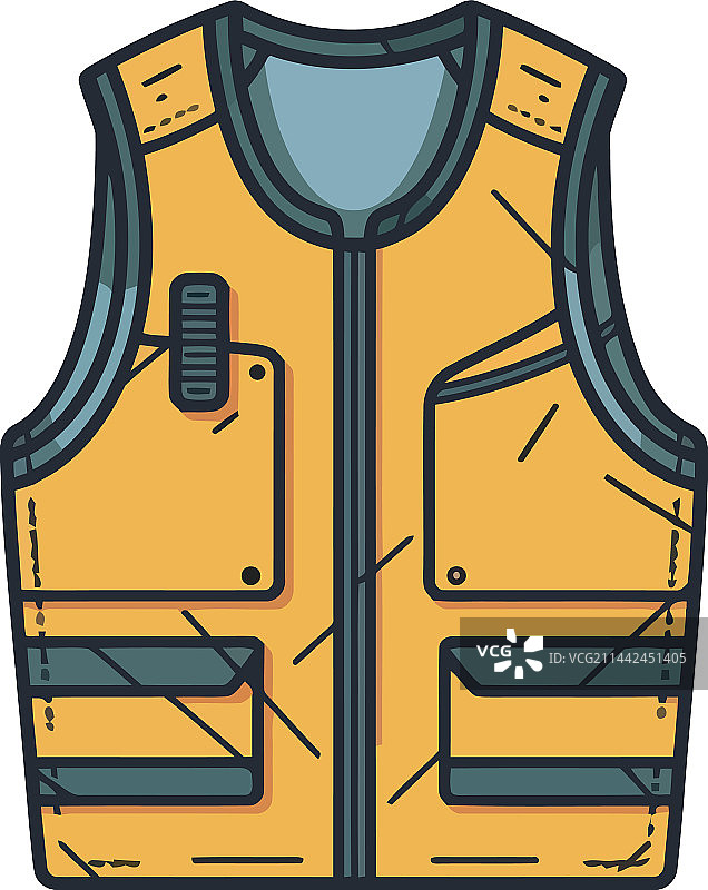 安全航海设备和救生衣图片素材