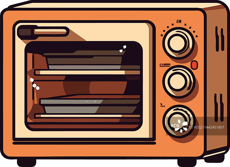 白色背景上的老式收音机图片素材