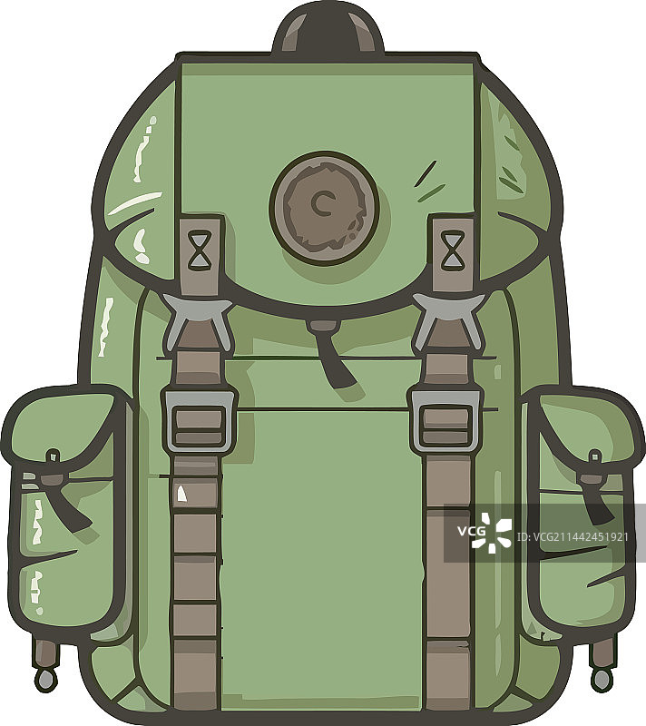 徒步探险之旅，背起行囊出发吧图片素材