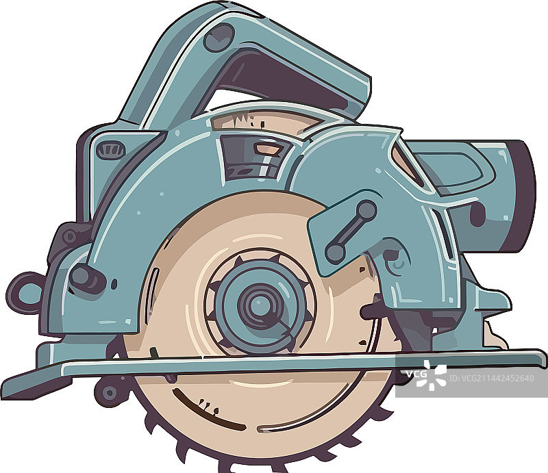 切割金属的圆锯片图片素材
