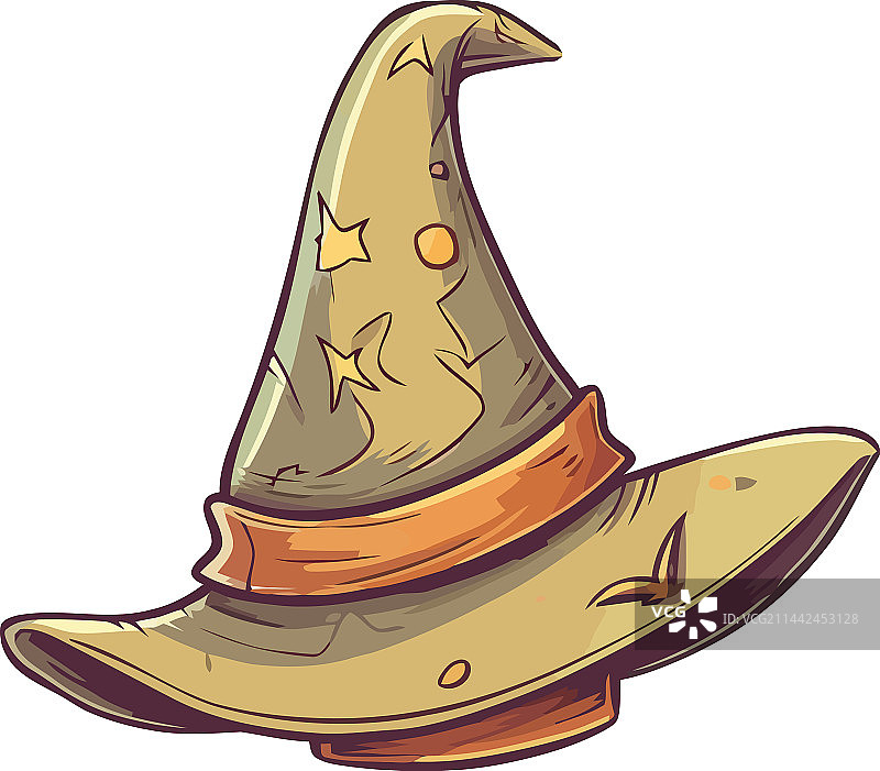 象征着恐怖万圣节的女巫帽图片素材