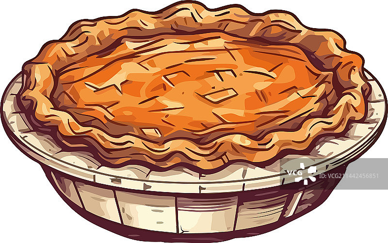 美味甜馅饼图片素材