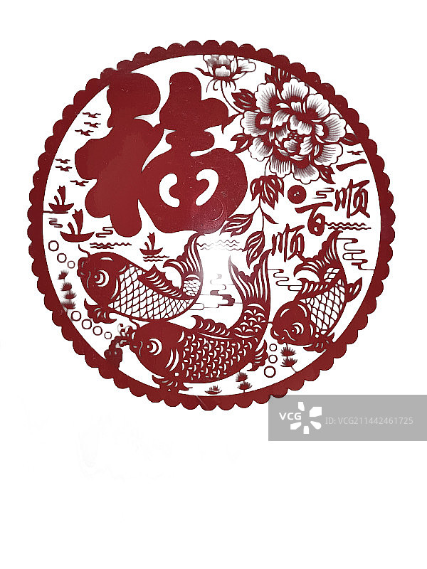 福字窗花图片素材