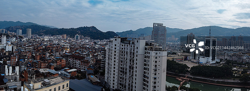 福安市 解放西路 广电大厦 富春公园 华兴大厦 春阳路 东百广场 富阳大桥图片素材