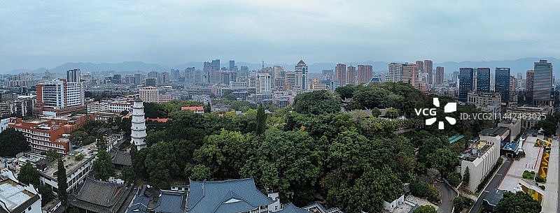 福州 五一广场 定光寺 协和医院 五一商场 于山风景名胜 福建大剧院 古田路 正大广场 元洪大厦 正图片素材