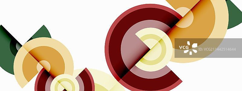 带阴影的圆圈时髦的最小几何图片素材