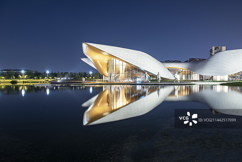成都天府艺术公园美术馆图片素材