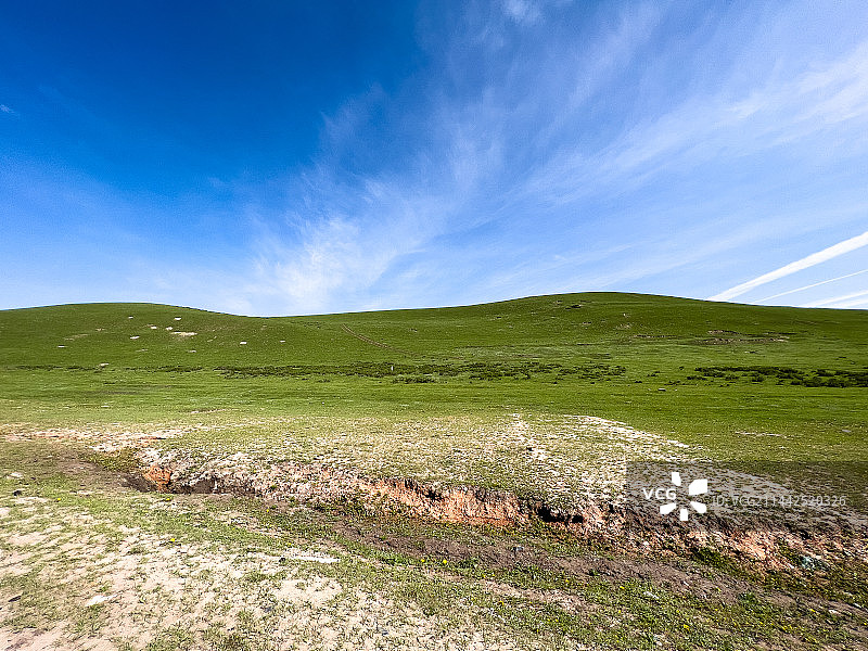 甘肃省甘南当周草原图片素材