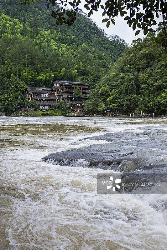 屏南白水洋图片素材