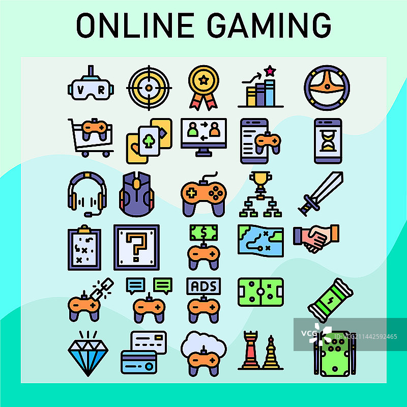 在线游戏图标图片素材