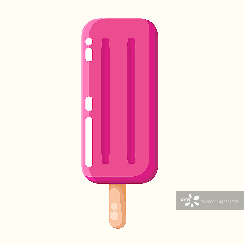 可爱的草莓冰淇淋甜点图片素材