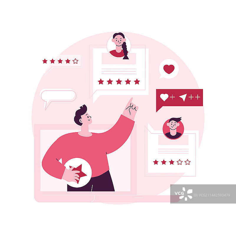 反馈抽象概念图片素材