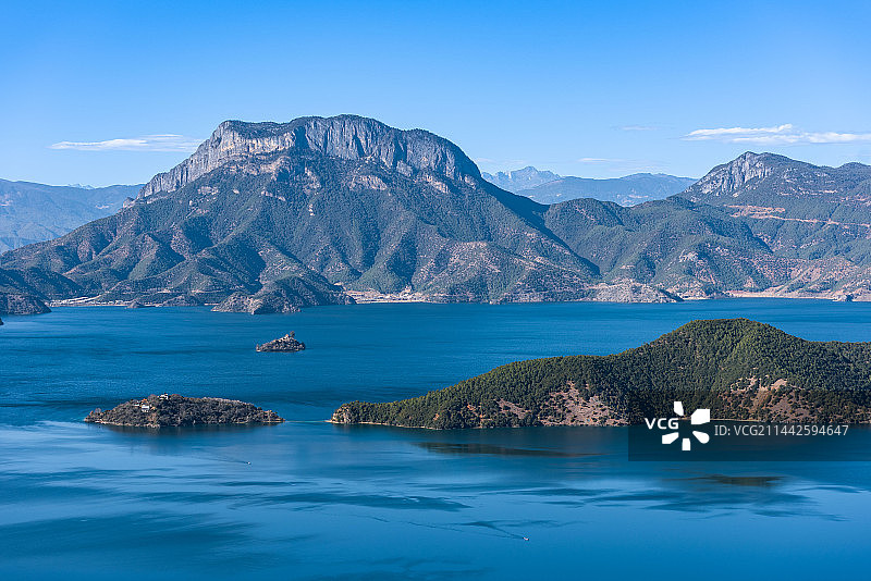 川滇交界的蓝宝石图片素材