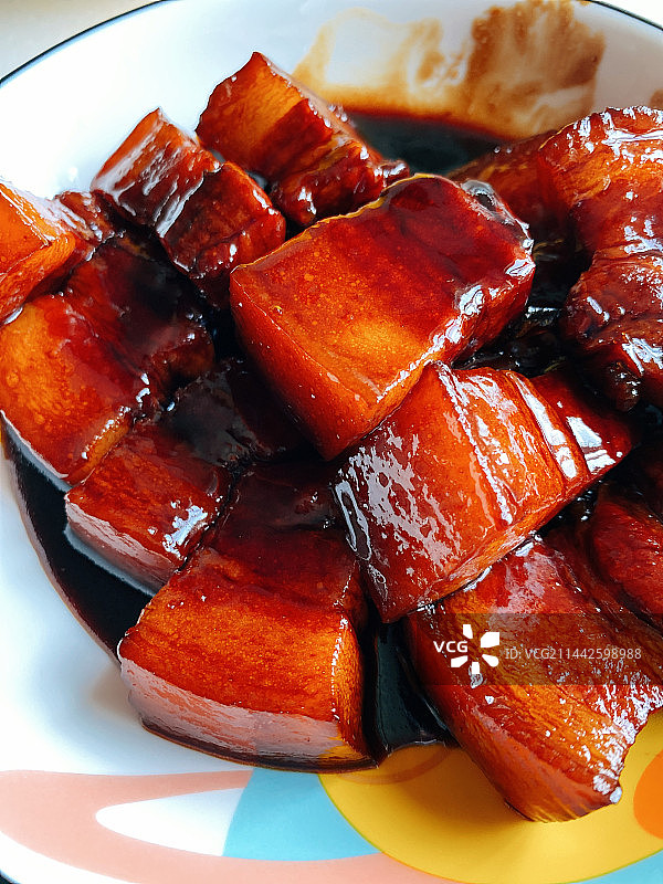 家常红烧肉图片素材