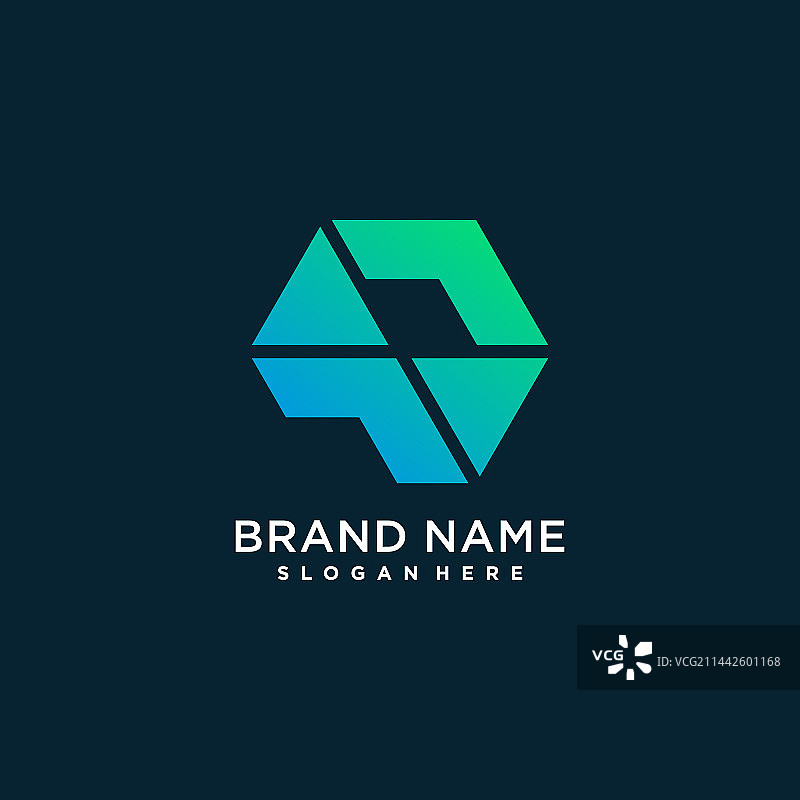 抽象标志与现代科技理念图片素材