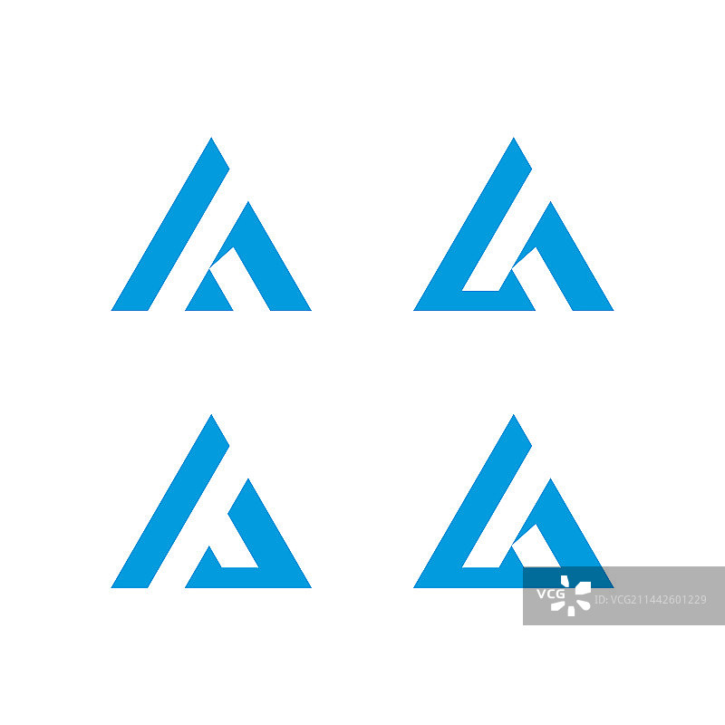 具有现代概念的logo和图标三角形图片素材