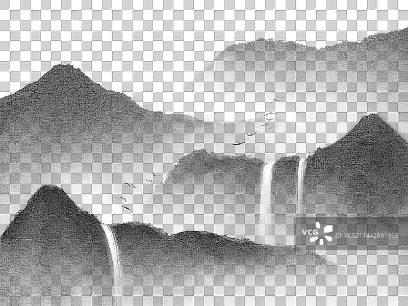 水墨山水图片素材