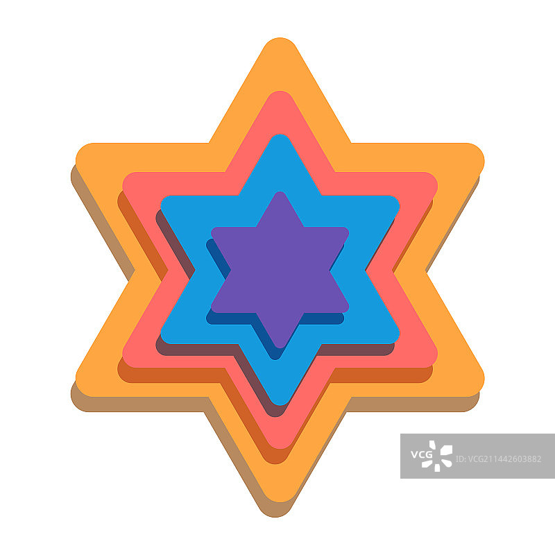 大卫之星图标图片素材