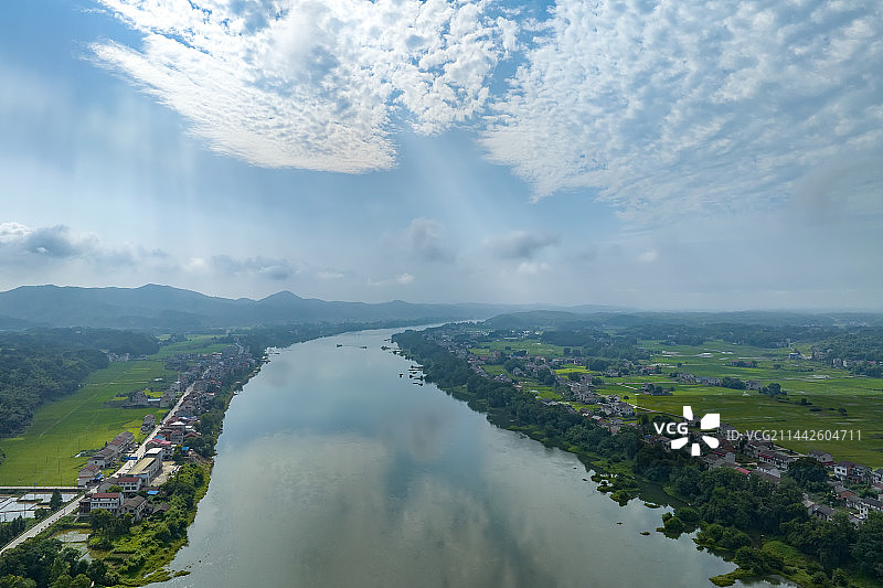 自然 雾 风景 河流 资江 云景图片素材