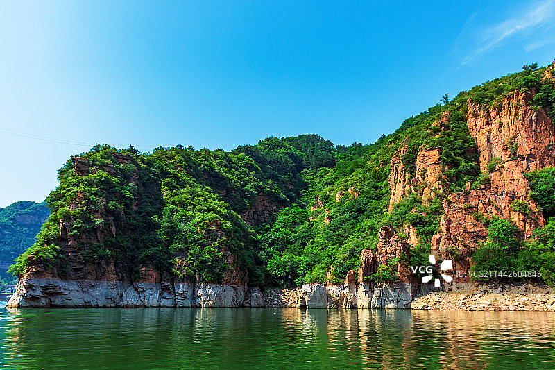 山翠水碧（京娘湖夏日美景 ）图片素材
