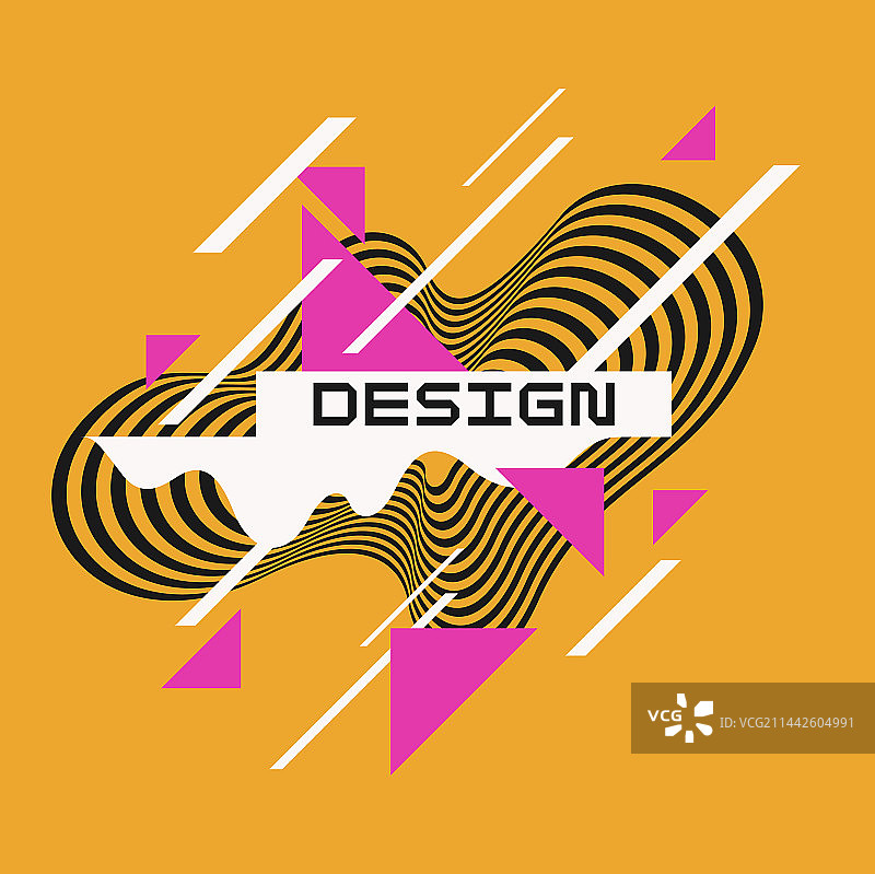 构图用抽象的几何图形图片素材