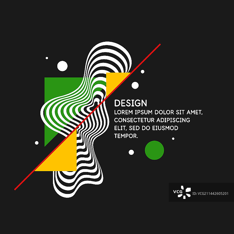 现代几何各种形状组合图片素材