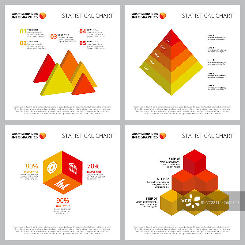 现代信息图表模板图片素材