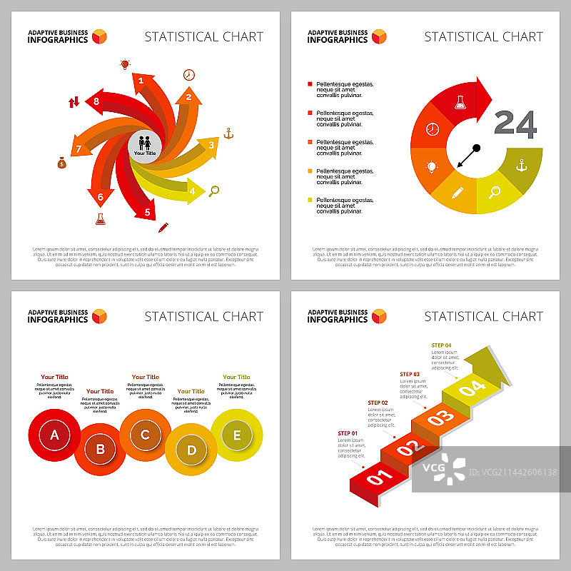 现代信息图设计合集图片素材