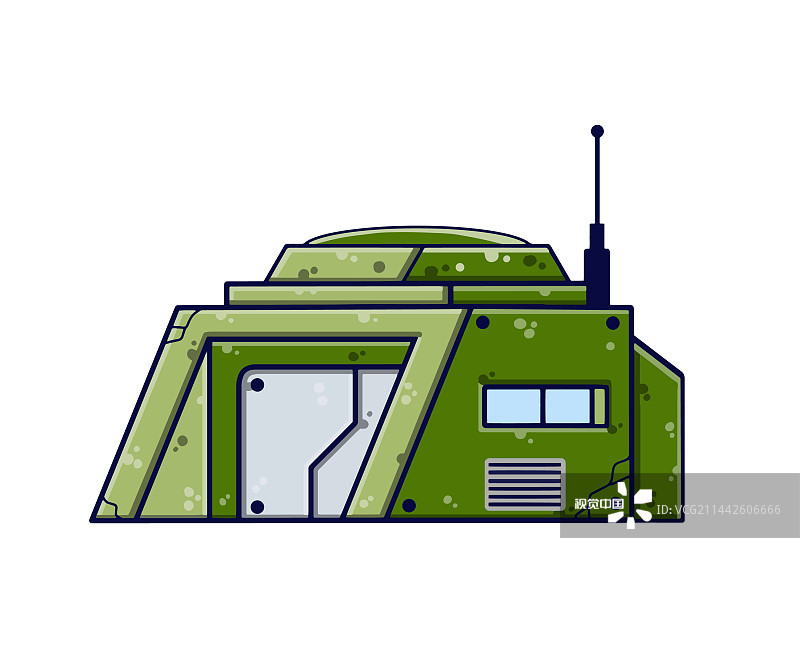 军事基地哨所防护建筑图片素材