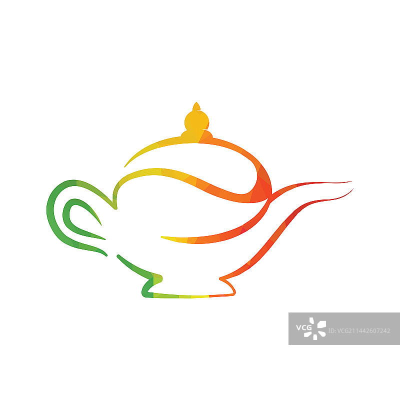 咖啡壶标志设计图标模板图片素材