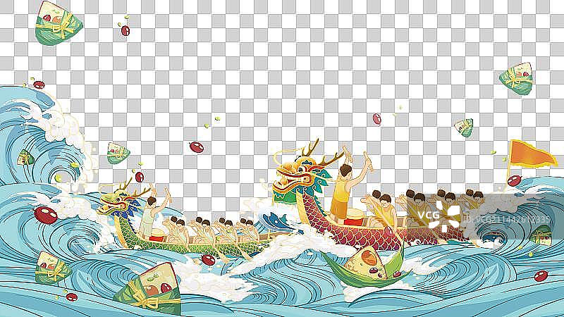 中国传统端午节创意海报插画背景设计图片素材